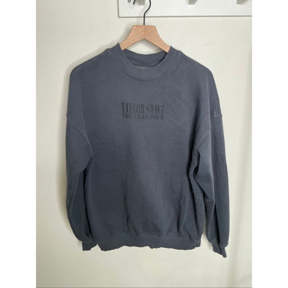 Taylor Swift The Eras Tour Official Merch Sweatshirt | Gray in Small